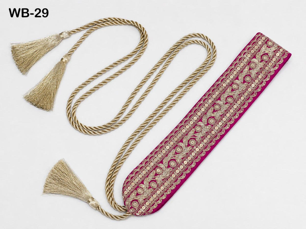 Reversible Embroidery Fabric Belt Velvet Obi Wrap Women Sash Belt Adjustable Bohemian Ethnic Customize Summer Wedding Dress Gift for Sister