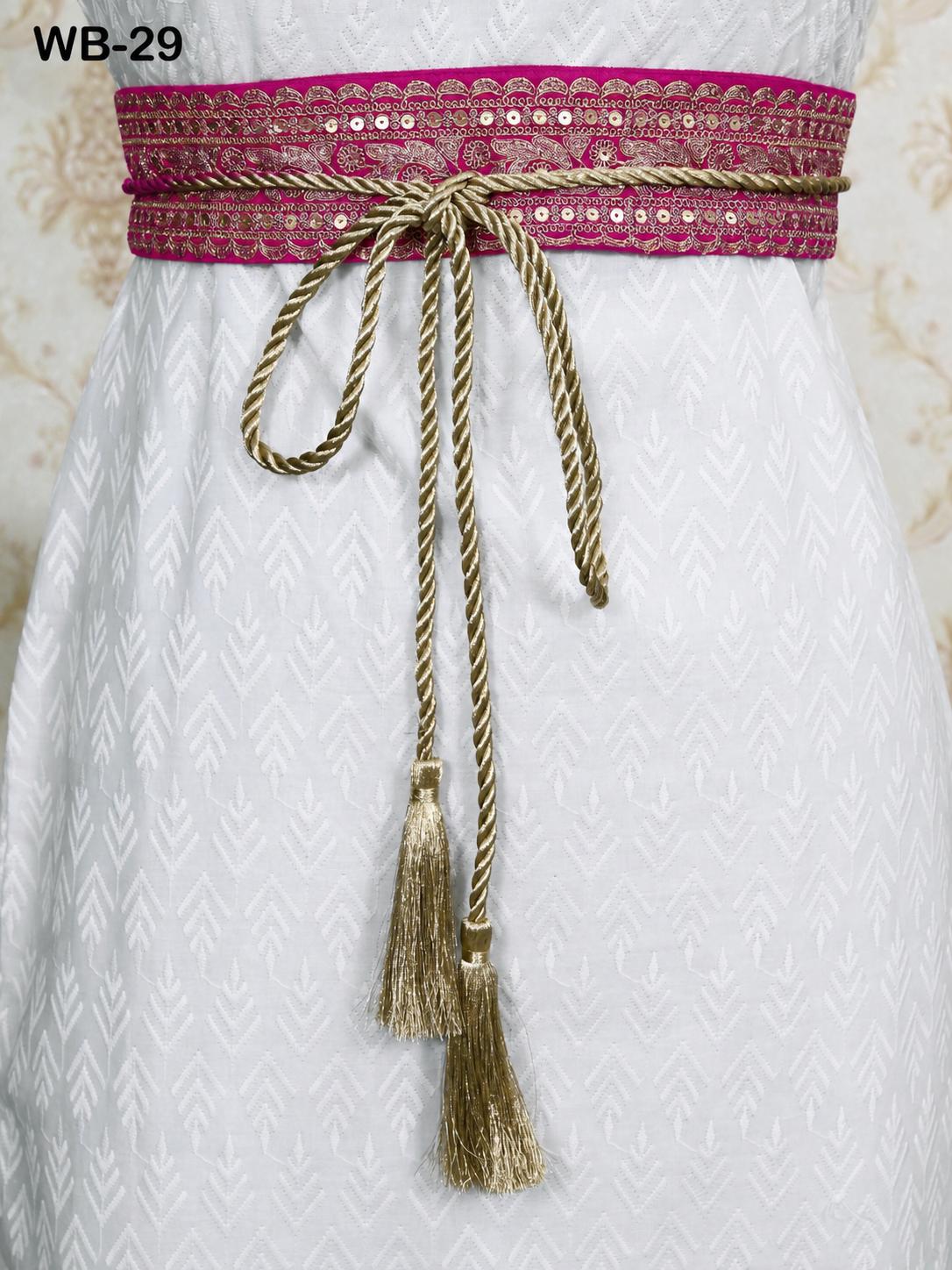 Reversible Embroidery Fabric Belt Velvet Obi Wrap Women Sash Belt Adjustable Bohemian Ethnic Customize Summer Wedding Dress Gift for Sister