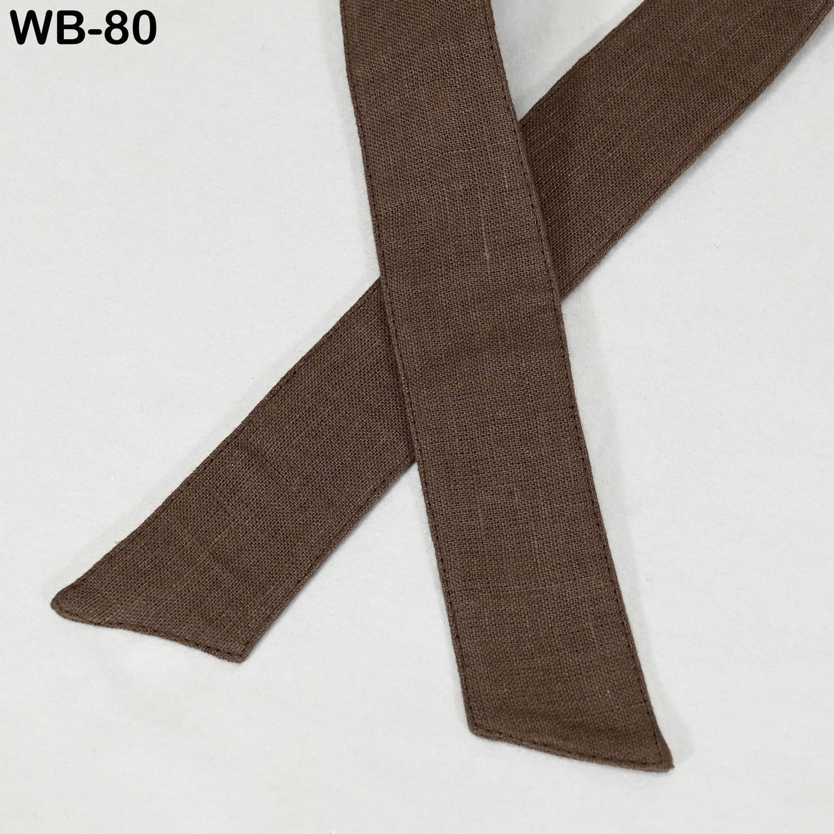 Brown Linen Obi Wrap Sash Belt: Adjustable Bohemian Ethnic Waist Accessory