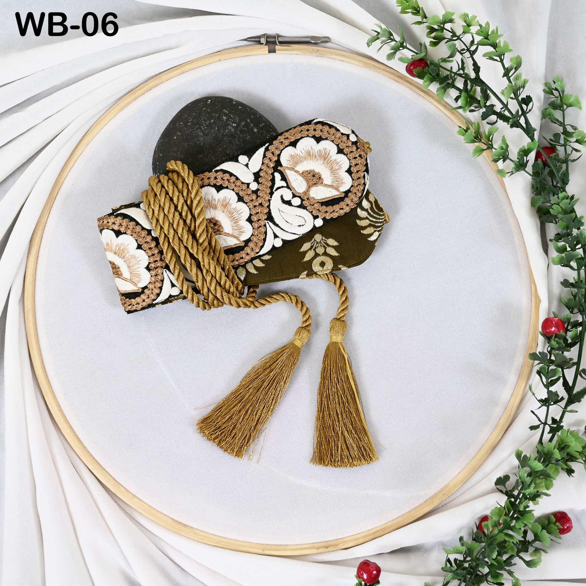 Reversible Embroidered Obi Belt Wrap Women Sash Belt Adjustable Bohemian Ethnic Customized Summer Wedding Dress Gift Sister Black Ivory