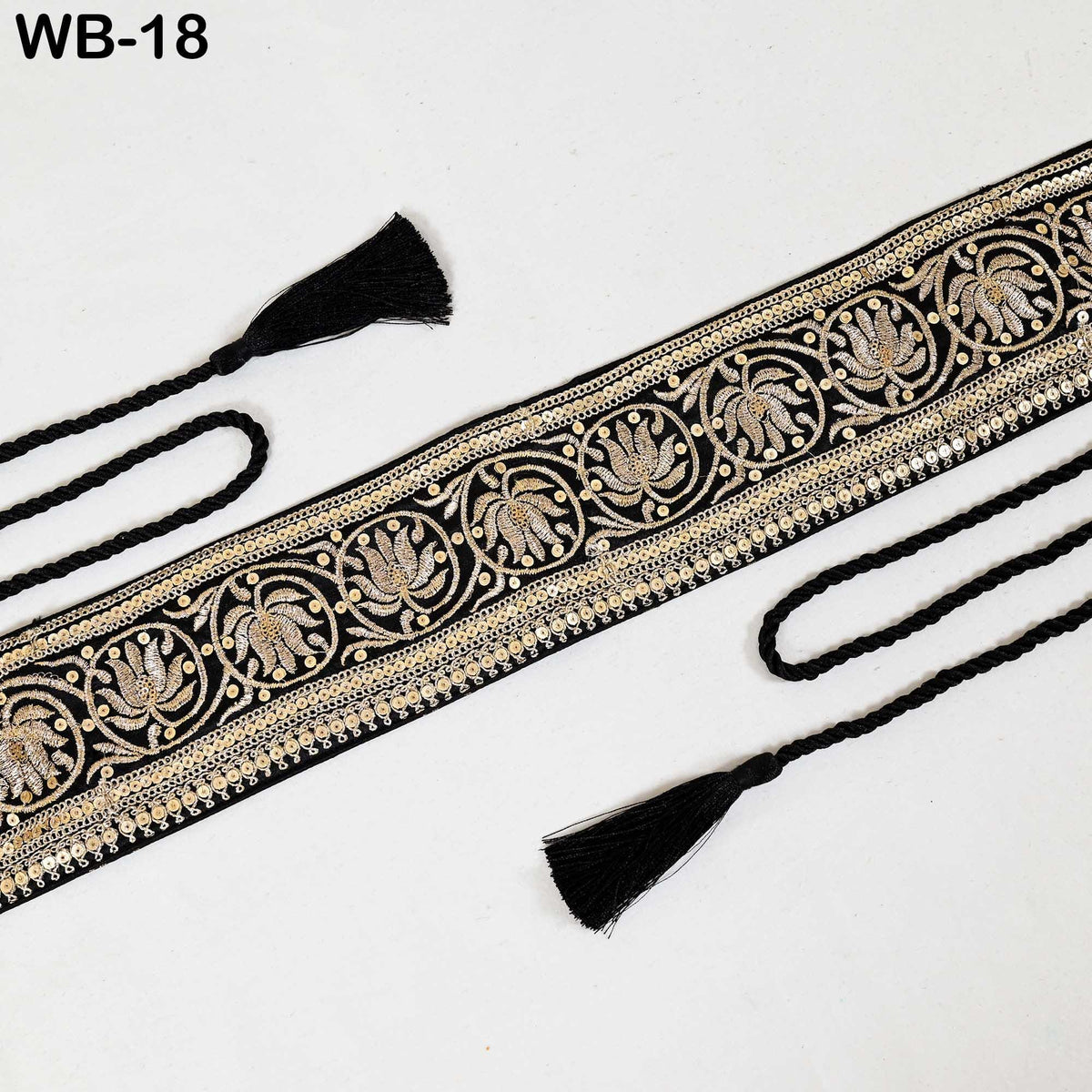 Reversible Embroidered Velvet | Brocade Sash Belt: Bohemian Wedding Dress Accessory (Customizable)