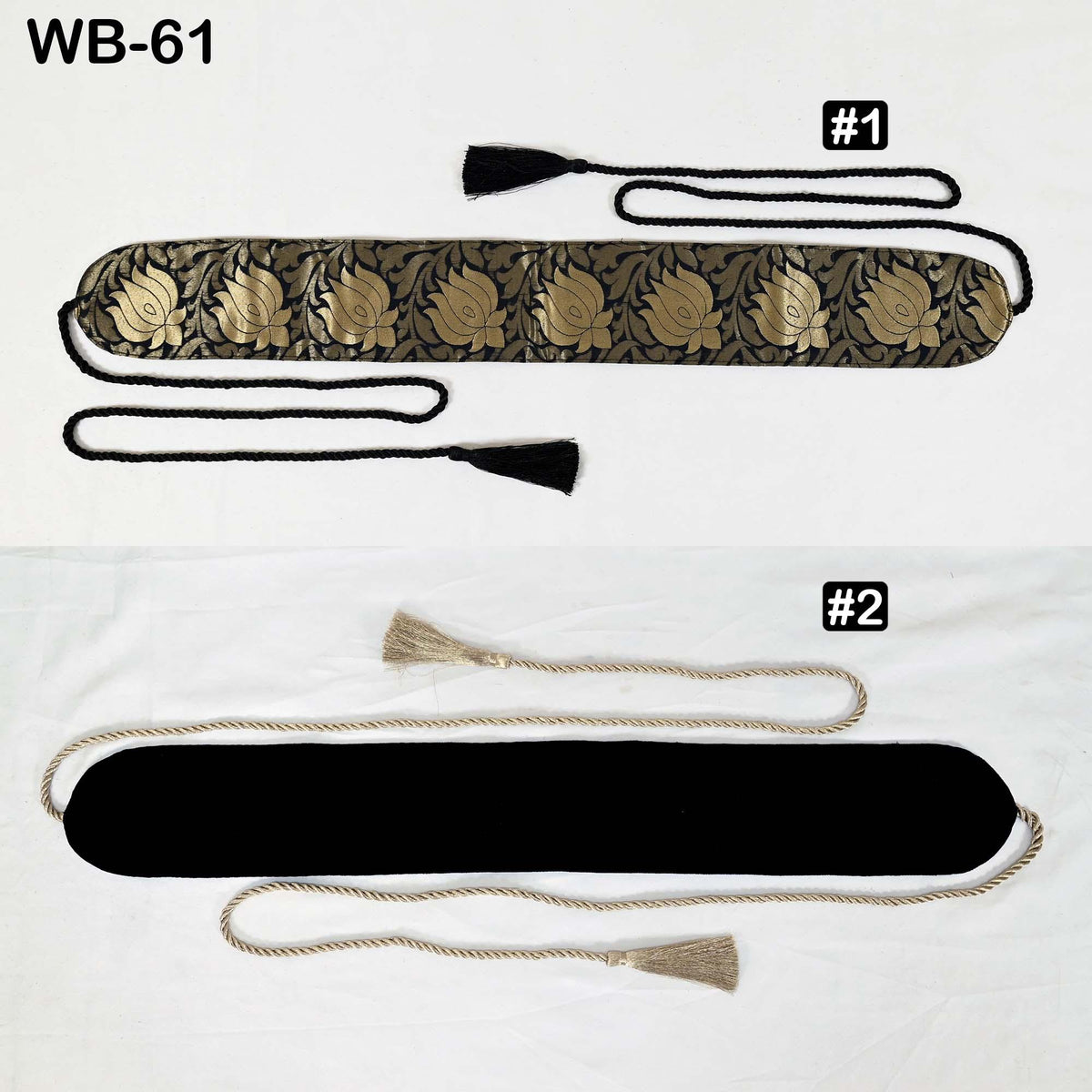 Reversible Embroidered Obi Belt: Bohemian Ethnic Sash for Dresses with Velvet and Brocade (Customizable)