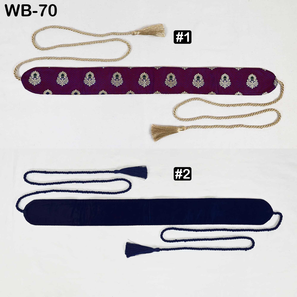 Embroidered Elephant Reversible Belt: Bohemian Ethnic Sash for Dresses (Customizable)