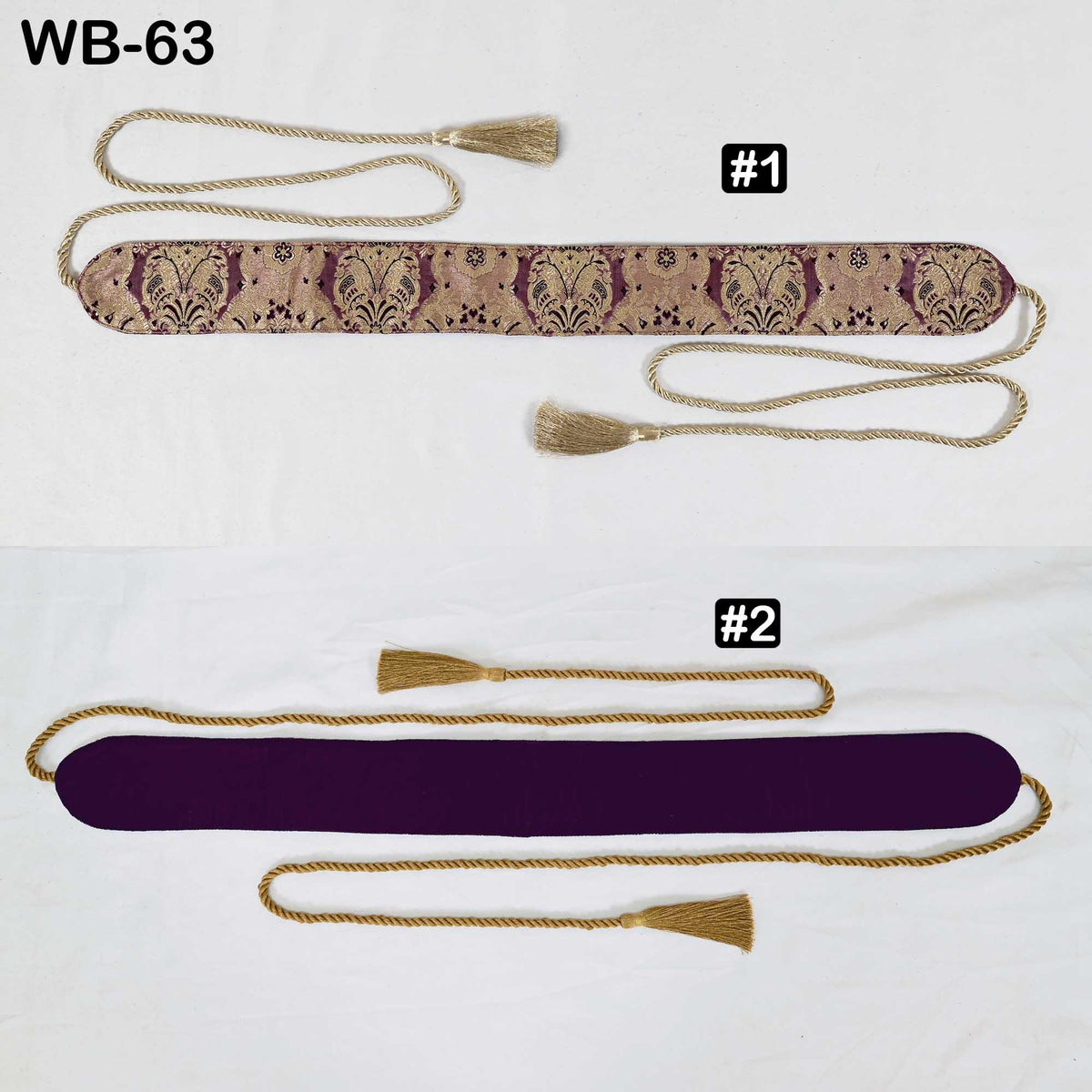 Reversible Embroidery Sash Belt: Bohemian Wedding Dress Accessory (Customizable)