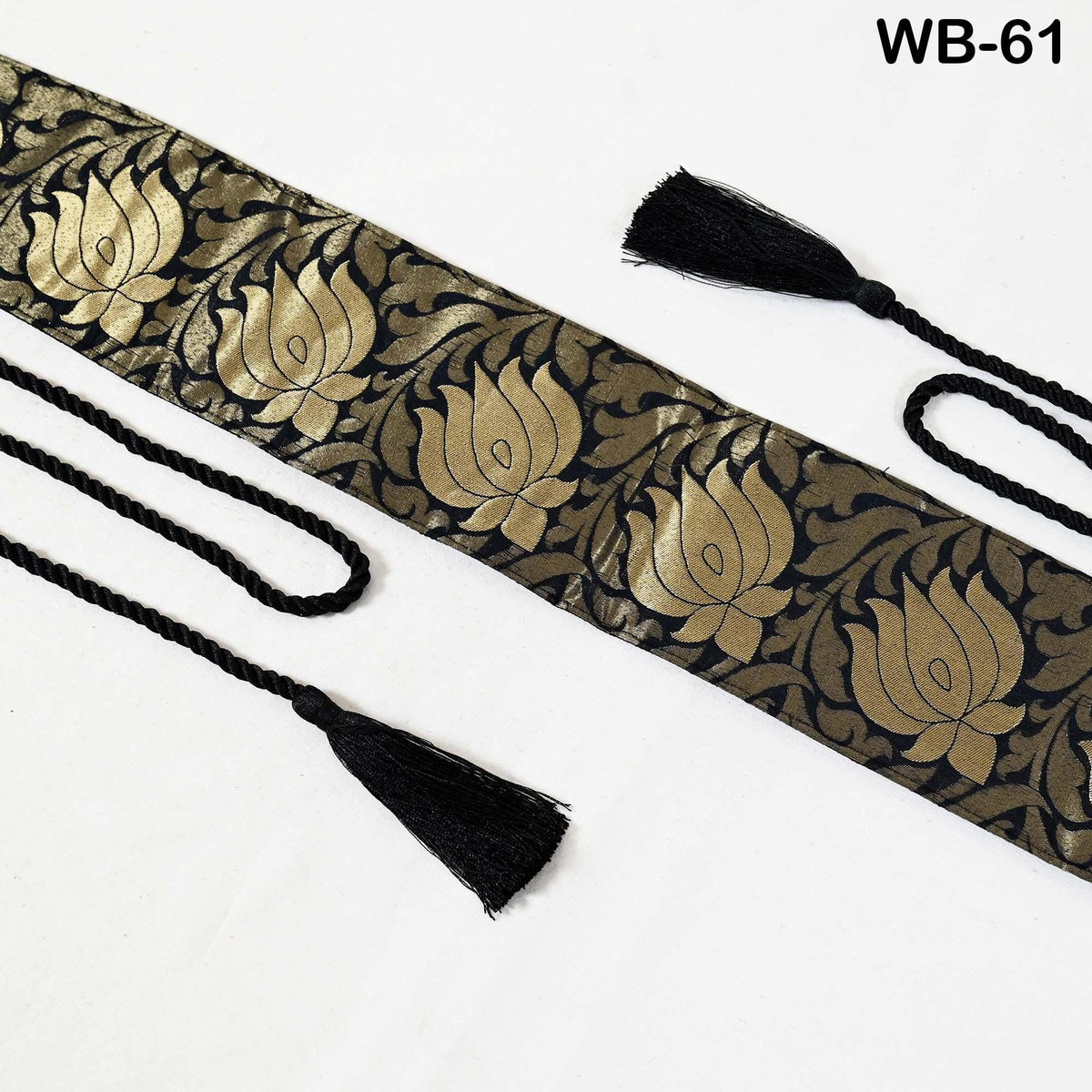 Reversible Embroidered Obi Belt: Bohemian Ethnic Sash for Dresses with Velvet and Brocade (Customizable)