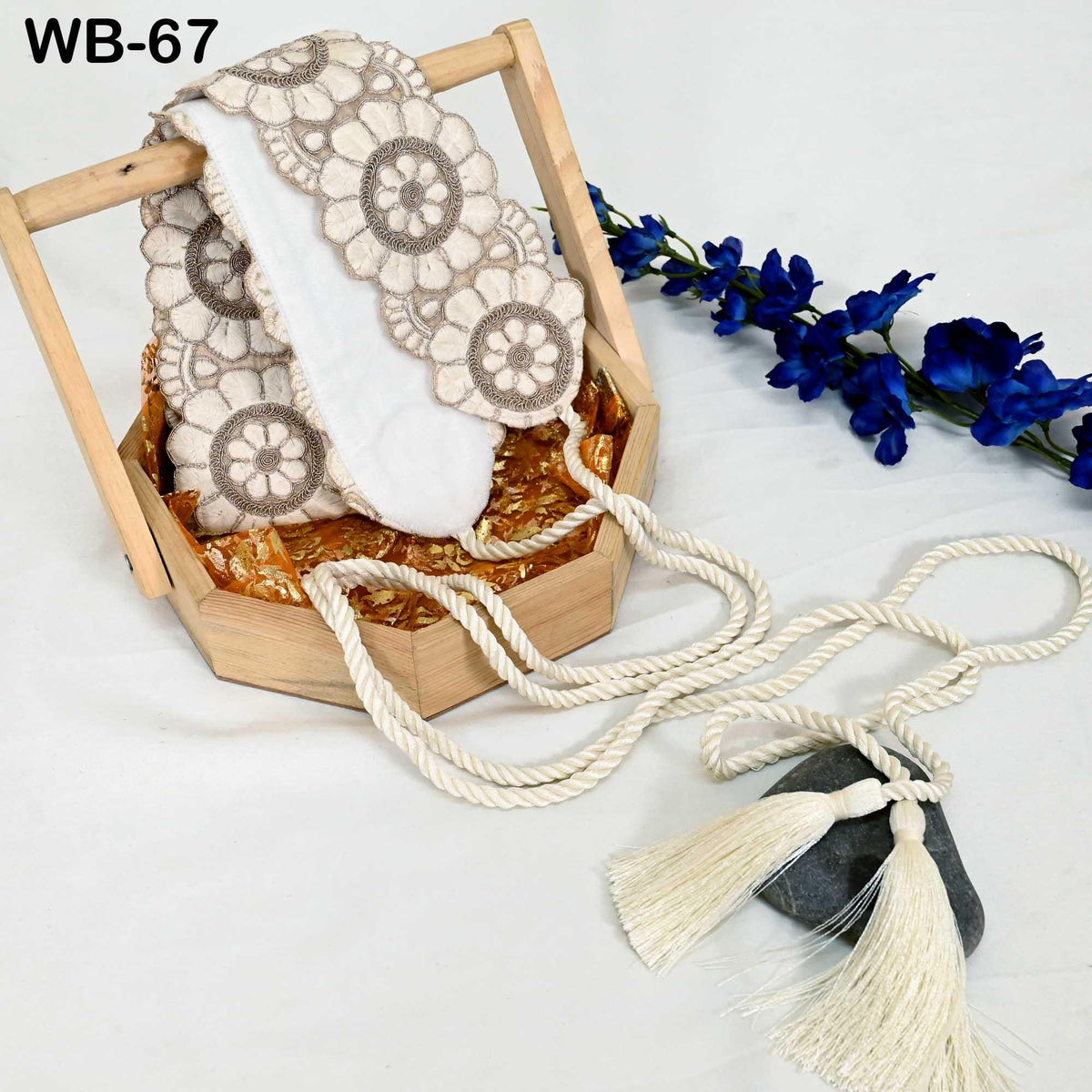 Ivory Gold Embroidery Sash Belt: Reversible Velvet, Brocade Boho Wedding Accessory (Customizable)