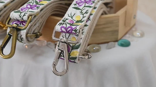 Messenger Bag Crossbody Straps Replacement Shoulder Tote Bags Strap for Purses Embroidered Boho Guitar Strap Handbag Strap Gift for Mother