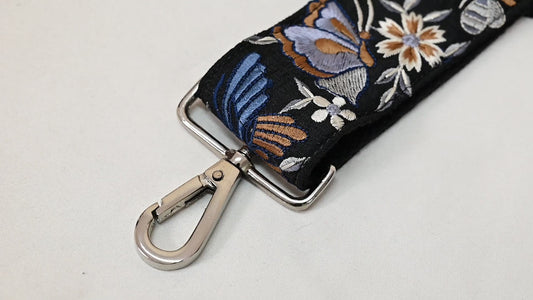 Replacement Guitar Strap Detachable Crossbody Strap for Purses Bags Embroidery Messenger Strap Boho Embroidered Tote Handbag Strap Gift Wife