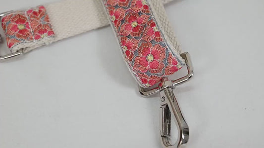Gift for Dad Embroidered Messenger Bags Strap Crossbody Strap for Purses Boho  Embroidery Replacement Strap Boho Guitar Strap Handbag Strap