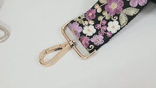 Replacement Handbag Boho Bag Strap Embroidered Camera Strap Crossbody Strap for Purses Embroidery Adjustable Guitar Strap Gift for Sister