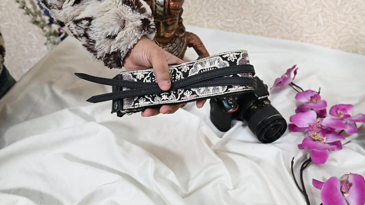 Photographer Leather Strap Sling Camera Strap Embroidery DSLR Camera Accessories Camera Holder Neck Shoulder Strap Christmas Gifts Boyfriend
