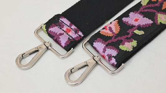 Replacement Handbag Boho Bag Strap Embroidered Camera Strap Crossbody Strap for Purses Embroidery Adjustable Guitar Strap Gift for Friends