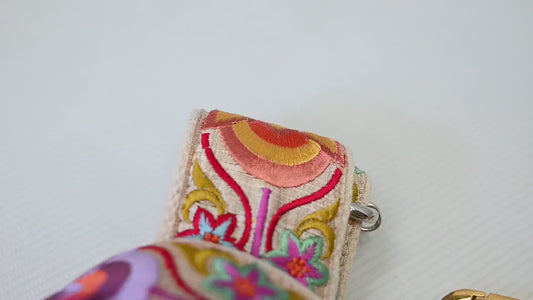 Gift for Holiday Season Replacement Handbag Bag Strap Embroidered Camera Strap Crossbody Strap for Purses Embroidery Adjustable Guitar Strap