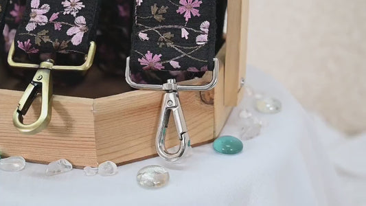 Embroidery Adjustable Camera Strap Crossbody Strap for Purses Embroidered Handbag Boho Bag Strap Replacement Strap Guitar Strap Gift for Mom