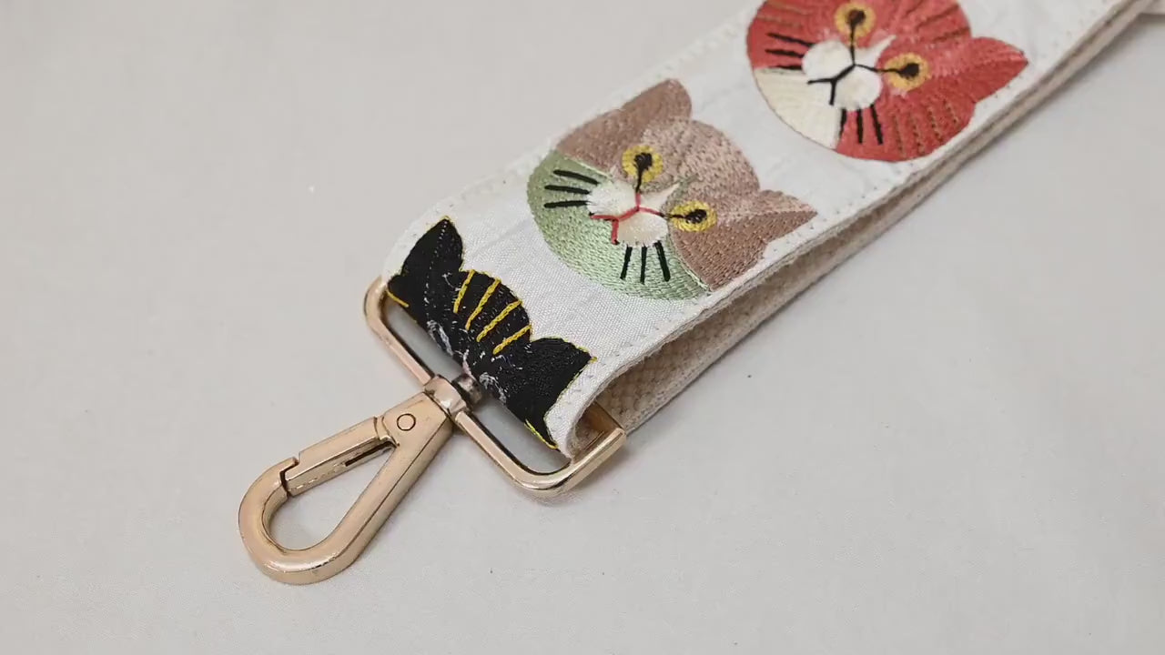 Embroidered Purse Strap Crossbody Strap for Purses Handbag Boho Bag Strap Embroidery Replacement Strap Boho Guitar Strap Gift Sister Mother