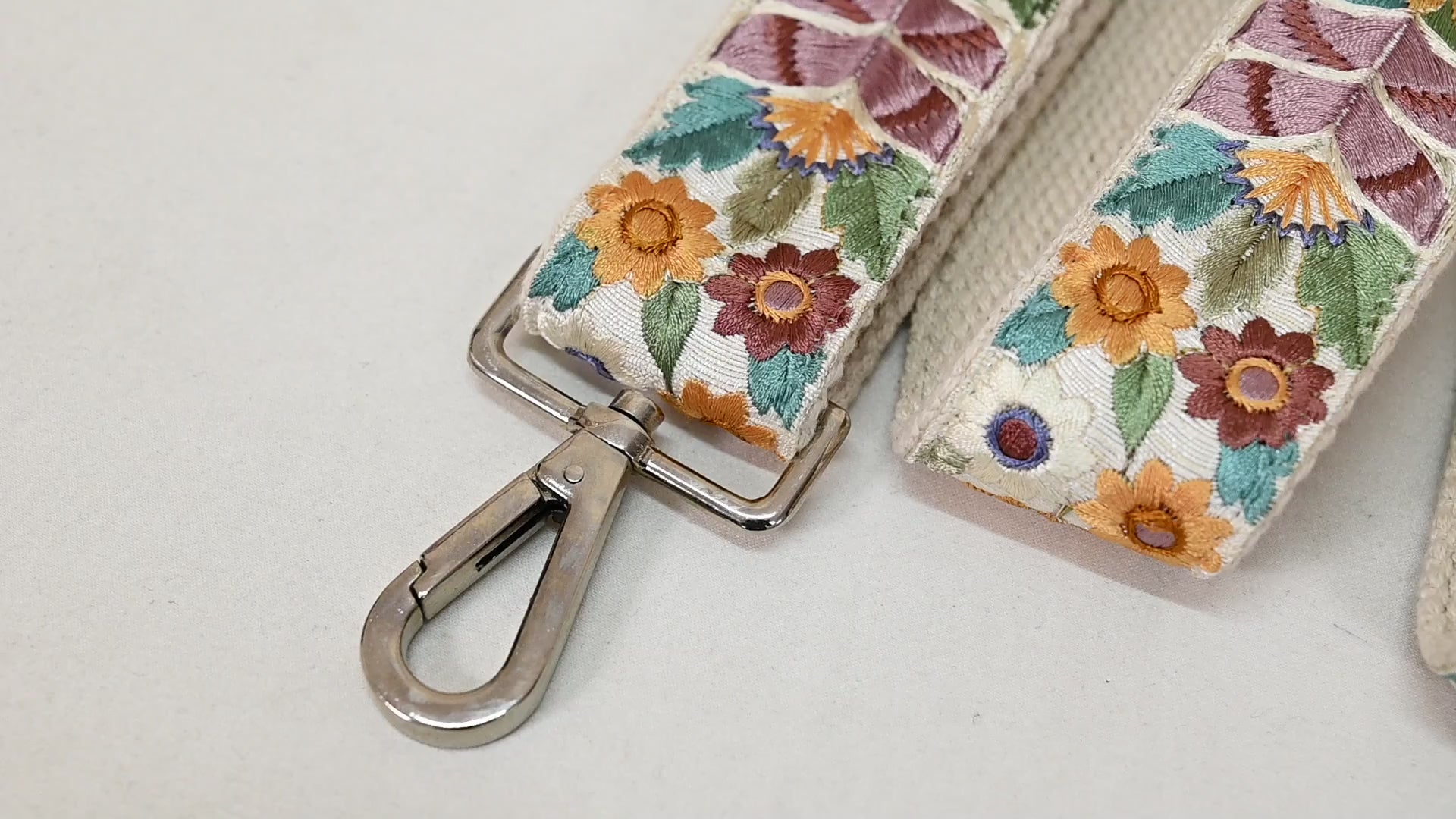 Embroidered Purse Strap Crossbody Strap for Purses Boho Bags Strap Embroidery Replacement Strap Boho Guitar Strap Handbag Strap gift for her