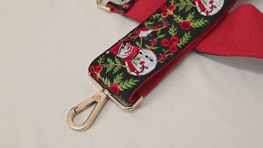 Embroidered Crossbody Strap for Purses Handbag Messanger Bag Strap Embroidery Replacement Guitar Strap Christmas Holiday Gift Sister Friend
