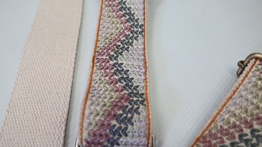 Replacement Purse Strap Embroidery Crossbody Strap for Purses Floral Embroidered Bag Strap Boho Guitar Strap Handbag Strap Gift for Sister
