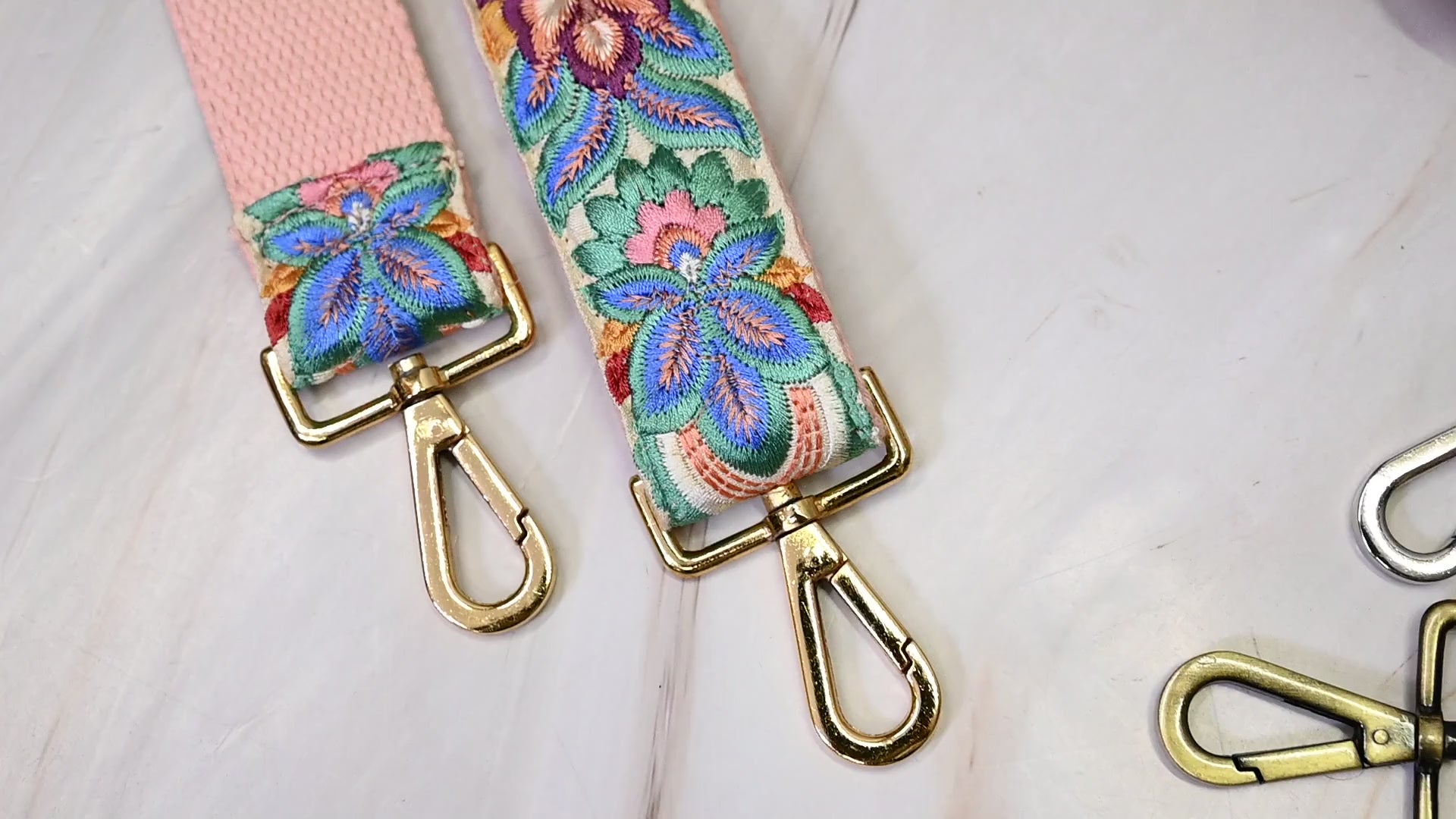 Embroidered Replacement Purse Strap Crossbody Strap for Purses Boho Bags Strap Embroidery Strap Boho Guitar Strap Handbag Strap gift for her