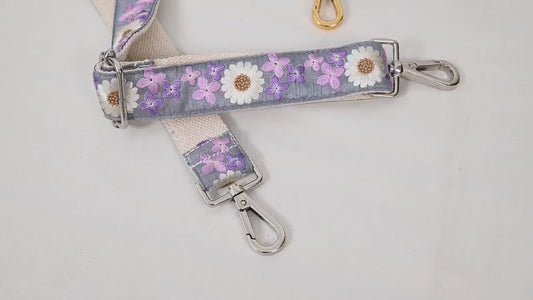 Gift for Mother Messenger Bag Crossbody Straps Replacement Shoulder Tote Bags Strap for Purses Embroidered Boho Guitar Strap Handbag Strap