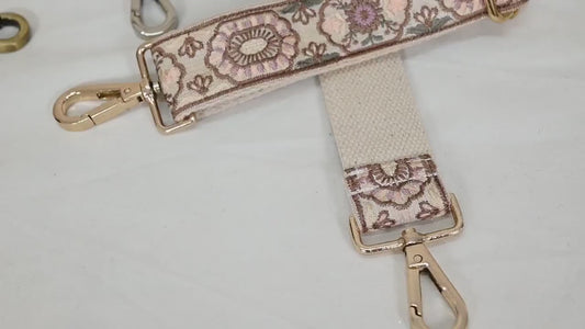 Gift for Mother Embroidery Replacement Strap Purse Strap Crossbody Strap for Purses Embroidered Boho Bag Strap Guitar Strap Handbag Strap