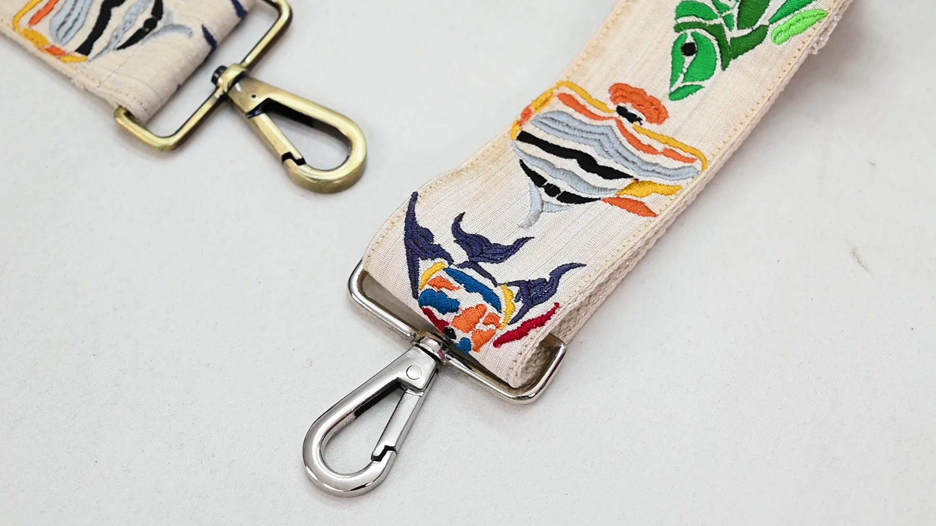 Embroidered Dog Strap, Cotton Jacquard Crossbody Bag Replacement Strap (Copy)