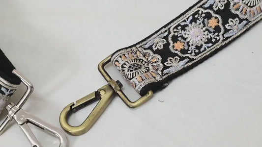 Gift for Mother Embroidery Replacement Strap Purse Strap Crossbody Strap for Purses Embroidered Boho Bag Strap Guitar Strap Handbag Strap