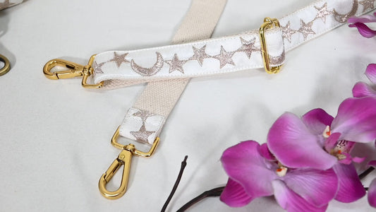 Embroidered Purse Strap Crossbody Strap for Purses Bags Strap Embroidery Replacement Strap Boho Guitar Strap Handbag Strap Gift for Friend