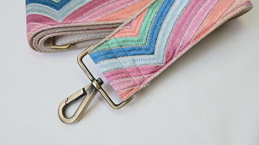 Embroidery Replacement Strap Crossbody Strap for Purses Embroidered Boho Bags Strap Boho Guitar Strap Handbag Strap Christmas Gift Sister