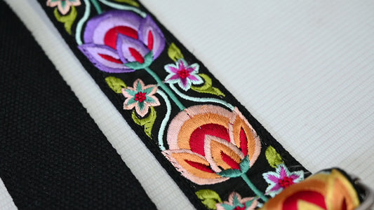 Replacement Handbag Bag Strap Gift for Holiday Season Embroidered Camera Strap Crossbody Strap for Purses Embroidery Adjustable Guitar Strap