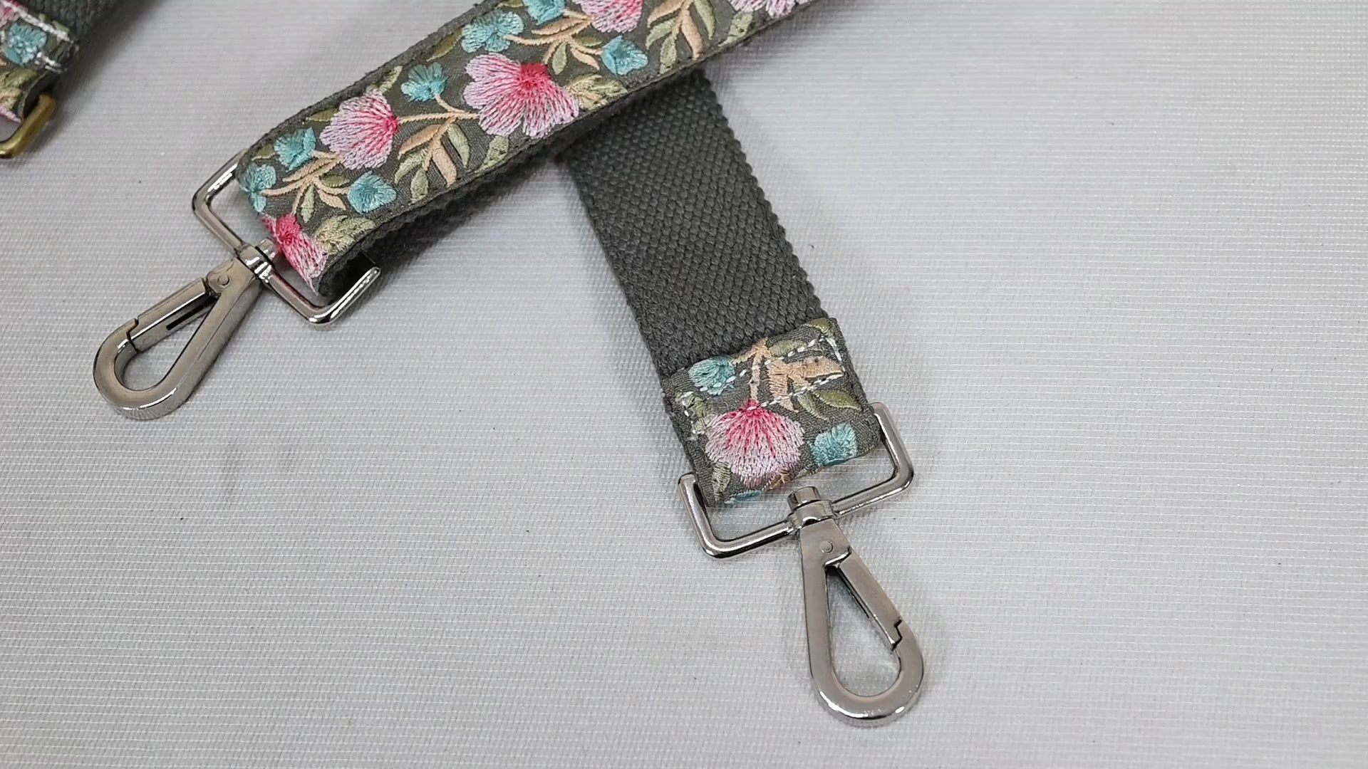 Embroidered Purse Strap Crossbody Strap for Purses Handbag Boho Bag Strap Floral Embroidery Replacement Strap Boho Guitar Strap Gift for her