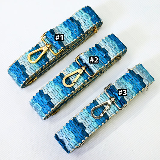 Blue Embroidery Replacement Strap Embroidered Purse Strap Crossbody Strap for Purses Boho Bags Strap Guitar Strap Handbag Strap Gift for Mom