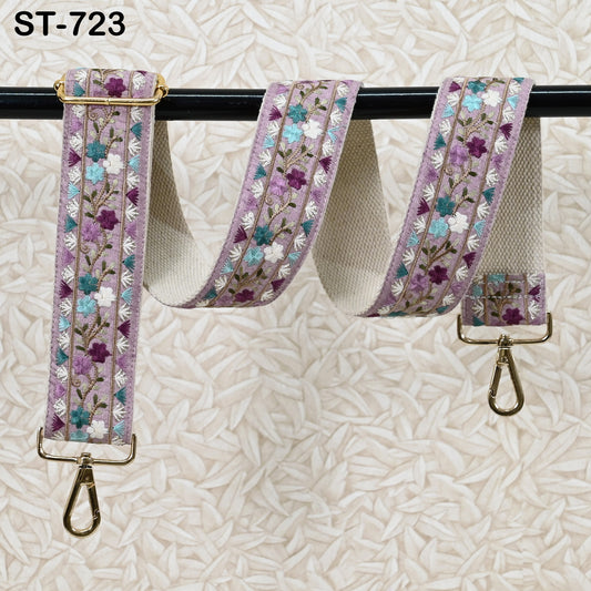Embroidered Purse Strap Crossbody Strap for Purses Boho Bage Strap Embroidery Replacement Strap Guitar Strap Handbag Strap Gift for Friend