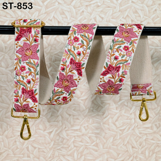 Adjustable Embroidered Boho Bag Strap, Replacement Crossbody Guitar Strap Gift for Daughter