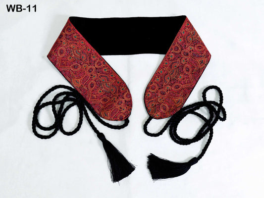 Reversible Obi Wrap Sash Belt Embroidered Waist Belt Women Adjustable Bohemian Ethnic Customize Summer Wedding Dresses Unique Gift for Wife
