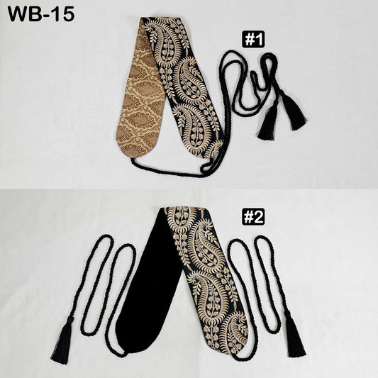 Reversible Embroidered Velvet Sash Belt: Boho Ethnic Wedding Dress Accessory (Customizable)Embroidered Purse Strap Crossbody Strap for Purses Handbag Boho Bag Strap Floral Embroidery Replacement Strap Boho Guitar Strap Gift for her (Copy)