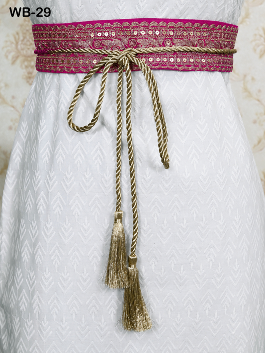 Reversible Embroidery Fabric Belt Velvet Obi Wrap Women Sash Belt Adjustable Bohemian Ethnic Customize Summer Wedding Dress Gift for Sister