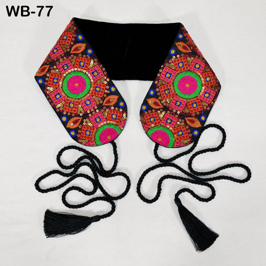 Reversible Embroidered Waist Belt Obi Wrap Sash Belt Women Adjustable Bohemian Ethnic Customize Summer Wedding Dresses Unique Gift for Mom