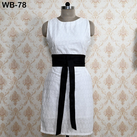 Black Linen Fabric Belt Obi Wrap Women Sash Belt Adjustable Customized Wedding Dress Gift Sister Wrap & Tie