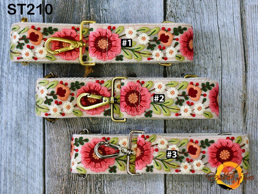 Replacement Handbag Strap Gift for Friend Embroidered Camera Strap Crossbody Boho Strap for Purses Bag Embroidery Adjustable Guitar Strap